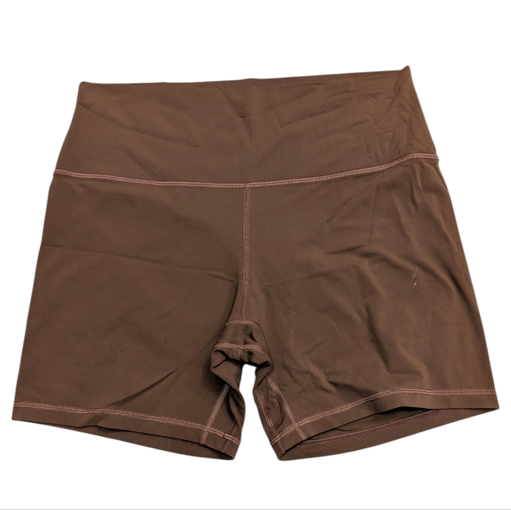 Lululemon Align High Rise 6" Shorts Java Brown Si… - image 2